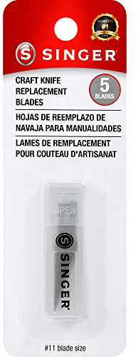 Singer Craft Knife Replacement Blades 5/Pkg-#11 07144