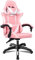 Silla Gaming Ergonómica Reclinable con Cojín Lumbar y Cervical | Altura Ajustable, Reposabrazos Acolchados, Ruedas 360° | Ideal para Oficina, Escritorio, Teletrabajo, Estudio, Juego, Ordenador