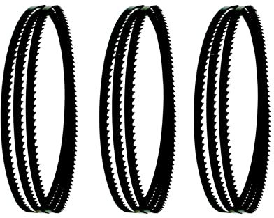ICAMAS 3 Hojas de Sierra de Cinta SK5 2490 mm x 13 mm x 0,35 mm 4 TPI 2490 mm Corte de Madera