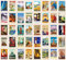 Bear and Bee 40 alte Reisepostkarten von beliebten Reisezielen im Multipack (Set 1)