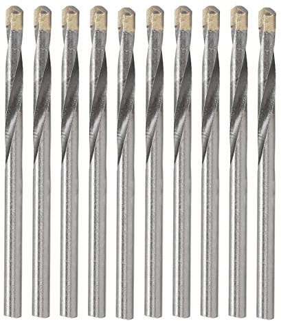 10 Piezas Broca De Taladro De Carburo Cementado De 4 Mm, Broca De Taladro De Mango Recto De Acero De Tungsteno, Adecuado Para Madera, PláStico, Metal, AleacióN, Acero Inoxidable