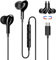 USB type-C Earphones for Samsung Galaxy S22 / S22 Plus + / S23 Ultra & for All Other Type C Devices. Stereo Headphones Magnetic Wired in Ear, Black Cable Volume Remote Connector.