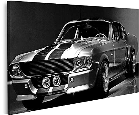 islandburner Prime Bild auf Leinwand 1967 Ford Mustang Shelby GT 500 Ford Mustang Shelby Bilder Wandbild Poster Leinwandbild GCEH