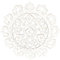 The Wooden Town 12x12 Inch White Antique Floral Wall Panel, Carved Wood Wall Art, Traditional Wall Decor for Bedroom & Living Room