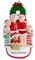 Kaululu Adornos Arbol Navidad Personalizado con Nombres y Texto Navidad Decoración 2024, Navidad Decoración Casa Colgante de Madera Regalos de Año Nuevo