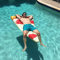 Aufblasbare Poolschwimmer, Luftmatratzen, aufblasbare Pizza, Wasser schwimmende Reihe, schwimmendes Bett, Freizeitliege, Luftbett, aufblasbare Ausrüstung, Schwimmen zum Entspannen im Pool Beauty Comes