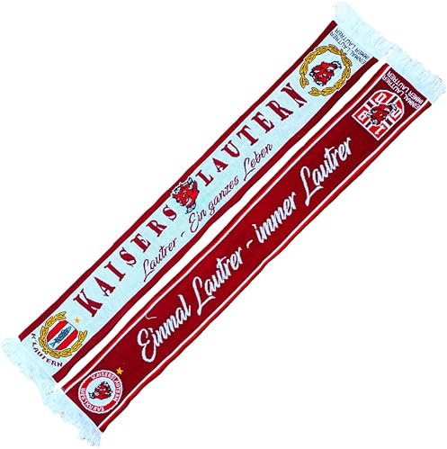 Generisch Kaiserslautern Schal, EINMAL LAUTRER - IMMER LAUTRER, (Strickschal; Extra weiche Qualität)