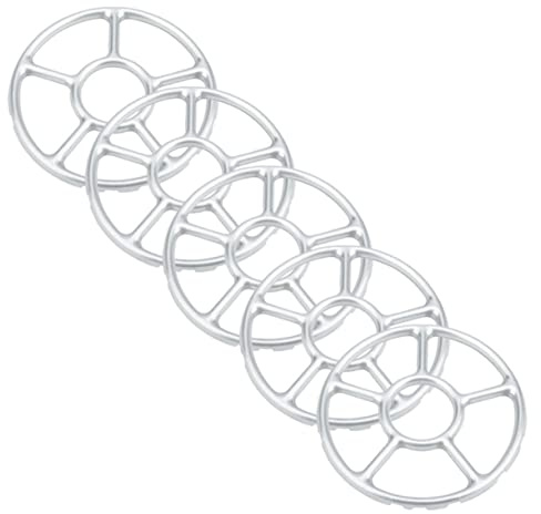 MAGICLULU 5stücke Wok-ring für Gasherde Topfhalter aus Verzinktem Stahlblech Rutschfester Wok-ständer Metallgestell für Töpfe und Pfannen Stabil und Praktisch für Täglichen Gebrauch