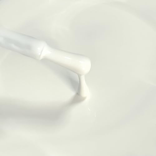ND24 NailDesign® Soak Off Shellac – Professioneller UV Gel Nagellack besonders leicht aufzutragen – Shellac Nagellack für Tage perfekte Nägel – Hält über 21 Tage – 12ml White Whisper