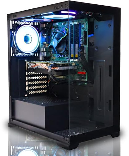 Gaming PC: Intel i5 14400F 4.7Ghz - RTX 3050 6GB - 16GB DDR4-1TB SSD - WiFi - 4x ARGB - Windows 11