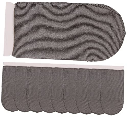 Housoutil 10 Stück Atmungsaktive Fingerschutz Angeln Fingerschutz für Fingerkuppen Flexibles Design und Schweißresistenter Gaming für Mobiles Spiele