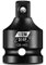 3/4”F auf 1/2”M Stecknuss Adapter, Cr-Mo Stahl übertrifft ANSI-Standards Schlagwerkzeug-Adapter, Quadrat-Antriebs-Reduzierer für Knarren, Nuss, Schlagbohrschrauber, Steckschlüsseln