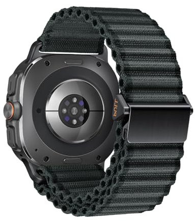 Sportivo Trail Cinturini Compatibile con Cinturino Samsung Galaxy Watch Ultra 47mm Uomo/Donna,Nylon Elastico Morbido Traspirante Band per Cinturino Galaxy Watch Ultra 47mm,Ricambio Correa Orologio