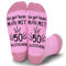 Dealswin Geschenk für Frauen zum Geburtstag, Lustige Socken Geburtstag Geschenke für Mädchen Freundin, Geschenke zum 18 50 Geburtstag für Frau Tochter, Damen Kuschelsocken Baumwolle