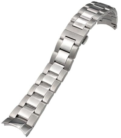 GNUFOPI Kompatibel mit Tissot V8 Serie T-Sport Adapted T106 Silber Metall Stahlband Uhrenarmband Herrenuhr Kette Herren 22mm Armband