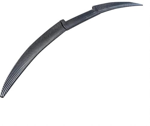 YJTYC Auto Heckspoiler für Audi A4 B8 Sedan 2007-2015, Autoheckflügel Fester Windspoiler Heckflügel Heckflosse Heckspoiler Flügel Dekoration,Bright Black