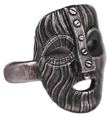 Caiduoduo Maske Ring Mann Vintage Offener Ring Für Freund