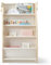 WOODEN TEETHER Kinderregal，5 Regale Kinder Bücherregal aus Holz und Oxford-Stoff - Montessori Kinderregal für Kinderzimmer (Weiß-Stil B)
