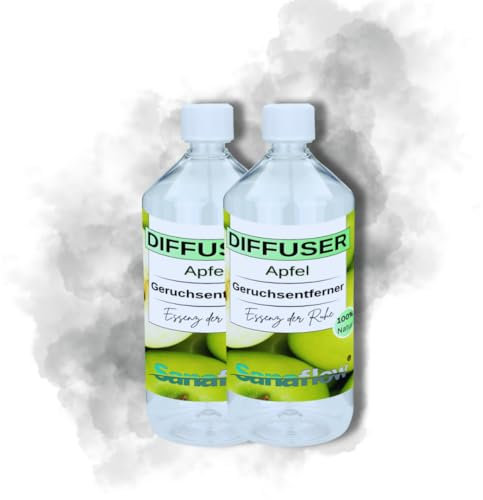 500ml Raumduft Diffuser Apfel von Sanaflow – Langanhaltend & Natürlich – Für Zuhause & Büro