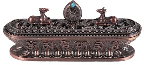 Sirxlevcy Tibet Incense Burner Antique Handmade Incense Stick Holder Teahouse Home Office Decoration Crafts Ornaments 3