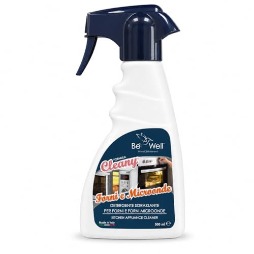 CLEANY Detergente Sgrassante Spray per Forni e Microonde, Formula Professionale, 500 ml, Made in Italy