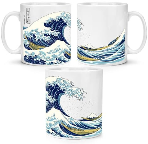 Gift Base The Great Wave Off Kanagawa 10oz Mug Cup Japanese Art