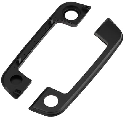 SG Store 2 Pièces de Garniture de Poignée de Porte Extérieure Avant Gauche + Droite avec Joint 51218122441 51218122442 Compatible avec BMW E32 E34 E36