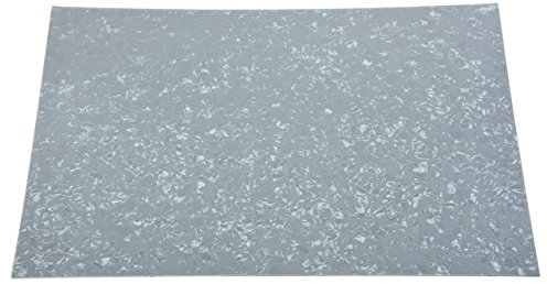 Dopro Schlagbrett für Gitarre, Bass, unzugeschnitten, 29 x 43 cm white pearl