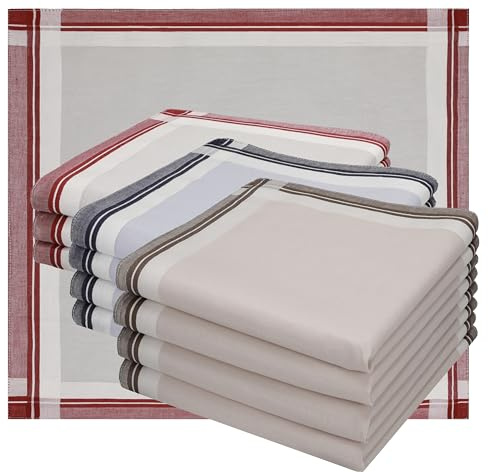 Betz Herren Stoff Taschentücher Set Leo 2 Dessin 1 100% Baumwolle Größe 40x40 cm