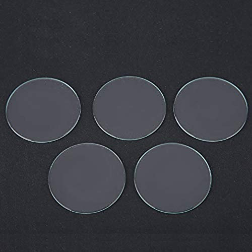 5 STÜCKE 37/38/39 MM Runde Flache Uhr Kristalllinse Glas Ersatzteile für Uhrmacher Reparatur(38mm)