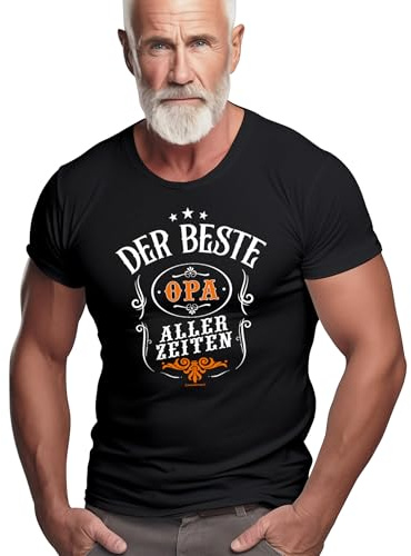 Herren T-Shirt für Opas Nicht nur zum Vatertag: Der Beste Opa Aller Zeiten