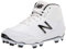 New Balance Men's Fresh Foam 3000 V5 TPU Molded Mid Cut Baseball Shoe, White/White, 12.5