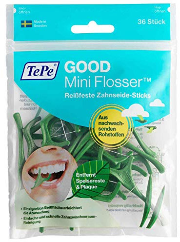 TePe GOOD - Mini flosser, 36 pezzi, 3 pezzi