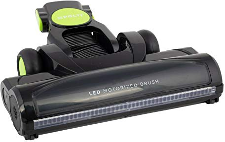 Polti Cepillo con ruedas y rodillo LED para escoba de aspiradora Forzaspira Slim SR110 verde