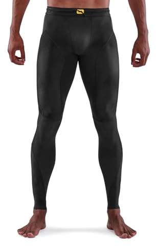 Skins Herren Serie-5 Kompressionsstrumpfhose, lang Kompressionshose, Schwarz, X-Groß