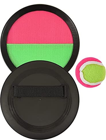 eMKay® Catch Ball Set Age 3+ | Toss and Catch Kids Sucker Sticky Ball Paddle Tennis Toy Outdoor Activities Parent & Child Interactive
