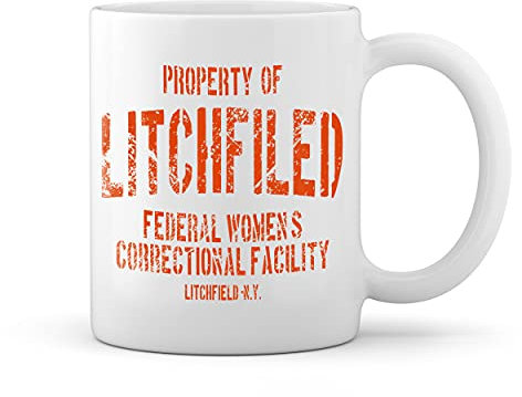Litchfield Prison Inspired Orange is The New Black White Coffee Mug