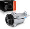Frankberg Compressore dell'aria condizionata con frizione Benzina Compatibile con Zafira/Zafira Family B A05 2.2L (110 KW/150 PS) Benzina 2005-2012 Replace# 24466995, compreso l'olio preconfezionato