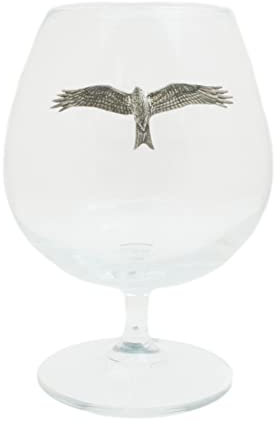 Gamekeepers Cottage gifts Red Kite Brandy Cognac Glass Gift 25 Oz 296