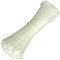 Oksdown Collier de Serrage en Nylon 100 mm × 2,5 mm Attache Câble Plastique Rilsan Serre Câbles Petit Format, Blanc, Lot de 100 Pièces
