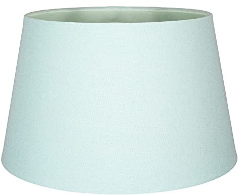 Traditional Duck Egg Linen Fabric Drum Table/Pendant Lampshade | 60w Maximum | Inner Fabric Lining | 30cm Diameter by Happy Homewares
