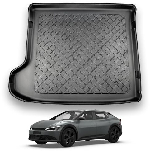 NOMAD Boot Liner Mat for Kia EV6 2021+ [Upper boot] | Premium Anti-Slip TPE Car Boot Protector Tray, Waterproof Raised Edge Trunk Mat, Easy Clean Cargo Floor Liner