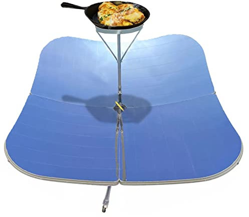 XDLYWUZIQ Fornello Solare a Concentrazione, Fornello Solare Portatile Forno Solare Parabolico Forno Esterno, Fornello Solare, Kit Stufa, Fornello Solare Pentole per Barbecue All'aperto Picnic