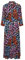 YAS Yassavanna Long Shirt Dress S. Noos Robe Chemise, Noir/Violet : imprimé Violet, S Femmes
