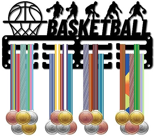 CREATCABIN Appendiabiti per Medaglie Da Basket, Porta Medaglie, per Sport, In Metallo, Da Appendere, Premi In Ferro, Supporto Piccolo, Decorazione, Premi per Parete, Casa, Distintivo,Corridore 29x13cm