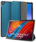 DLveer Custodia Cover per Lenovo Tab M10 3rd Gen 10.1 Pollici - Smart Cover Ultra PU Sottile con Funzione Auto Sleep/Wake Cover per Lenovo Tab M10 10.1 2022 TB-328FU/TB-328XU,Blu Pavone