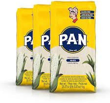 Pan Premium Pre-Cooked White Maizemeal - 1kg (Pack Of 3) | Gluten-Free | Ready to Inspire Your Recipes | Authentic Maize Delights | Goodness for Creative Kitchens