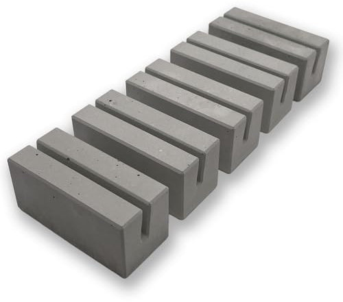 6er Set: Kartenhalter, Fotohalter aus Beton | modern und schlicht