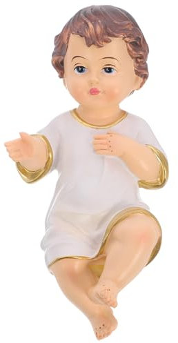 STOBAZA 1stück Jesus Statue Kunstharz Religiöse Saint Figurine Für Zuhause Büro Dekoratives Ornament