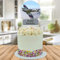 Spitfire Plane Large 6 Wide Happy Birthday Cake Topper Stand Up Card Cake Decoration For Party Cakes Decor